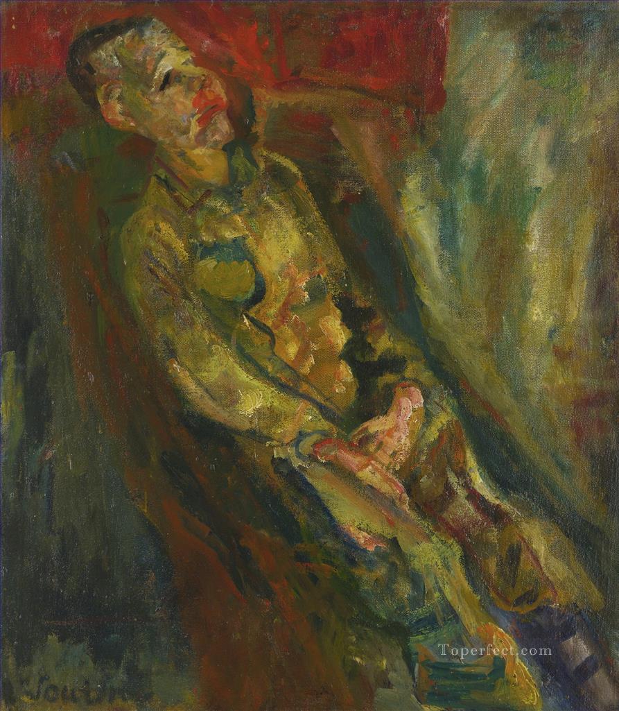 YOUNG MAN OBLIGENTLY EXTENDED Chaim Soutine Oil Paintings